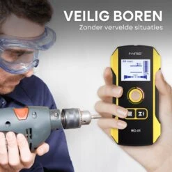 Fnirsi Digitale Leidingdetector WD-01 - Kabelzoeker - Multidetector - Detector - Leidingzoeker - Kabeldetector -Makita || Merkloos || Stanley Verkoopwinkel 1200x1200 434