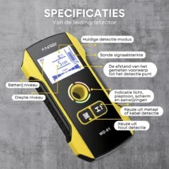 Fnirsi Digitale Leidingdetector WD-01 - Kabelzoeker - Multidetector - Detector - Leidingzoeker - Kabeldetector -Makita || Merkloos || Stanley Verkoopwinkel 1200x1200 436