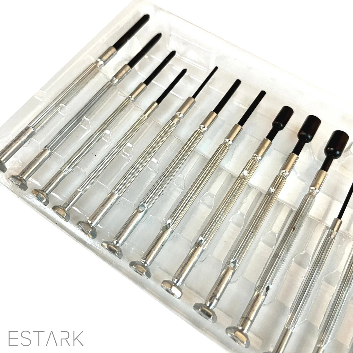 Mini Schroevendraaier Set - Kruiskop / Platte Kop - Precisie Juweliers Schroevendraaier Set - Kleine Horloge Schroevendraaier - Plat Kruis - 16-DELIG 2 Mini Schroevendraaier Set - Kruiskop / Platte Kop - Precisie Juweliers Schroevendraaier Set - Kleine Horloge Schroevendraaier - Plat Kruis - 16-DELIG - Afbeelding 2