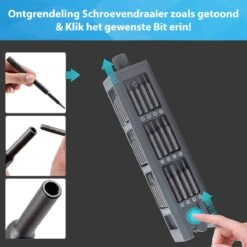 YONO Professionele Precisie Schroevendraaierset 44-Delig Magnetisch - Gereedschap Voor Laptop / Camera / Smartphone / IPhone / Tablet / Macbook / Brillen / Horloges / Uurwerk -Makita || Merkloos || Stanley Verkoopwinkel 1200x1200 480