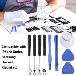 Smartphone Tablet Micro Schroevendraaierset - 10 Delige Reparatieset - Smartphone Schroevendraaierset - Gereedschapset Geschikt Voor Apple Iphone - Samsung - Laptop - 4 Schroevendraaiers -Makita || Merkloos || Stanley Verkoopwinkel 1200x1200 500