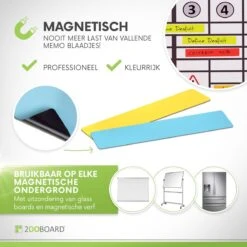 2DOBOARD Herschrijfbare Balk Whiteboard Magneten - 15 X 2,5 Cm - 25 Stuks - Mix: 5 Kleuren - Planbord Kind - Weekplanner Kind -Makita || Merkloos || Stanley Verkoopwinkel 1200x1200 520