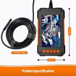 Sightstrong Inspectiecamera Met Scherm 10M - 1080P HD - 4.3 Inch LCD Scherm - Incl. 32GB SD-Kaart - IP67 Waterdicht - LED Verlichting - Endoscoop - Inspectie Camera -Makita || Merkloos || Stanley Verkoopwinkel 1200x1200 53