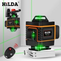 Professionele Hilda 4D Kruislijnlaser 16 Lijnen - Zelf Nivellerende - Afstandsbediening - Bouw Laser - Afstand Meter -Makita || Merkloos || Stanley Verkoopwinkel 1200x1200 539