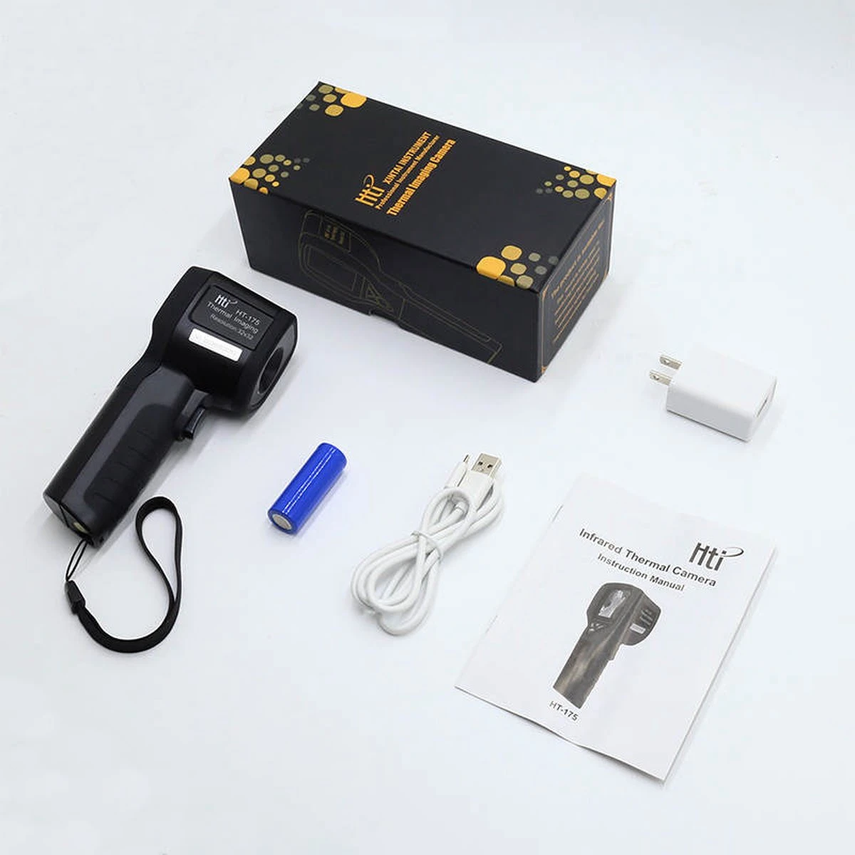 HTI HT-175 Warmtebeeldcamera - Warmtecamera - Thermische Camera - WarmteBeeld Camera - WarmteBeeld -20 Tot 300 °C - 32x32 Pixels 7 HTI HT-175 Warmtebeeldcamera - Warmtecamera - Thermische Camera - WarmteBeeld Camera - WarmteBeeld -20 Tot 300 °C - 32x32 Pixels - Afbeelding 7