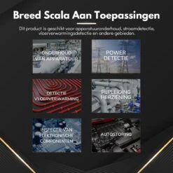 BELIEVE Warmtebeeldcamera Met Micro SD En Zaklamp - Digitale Warmtecamera Voor Windows En Android En IOS - Warmtemeter - 320x240 Pixel LCD-scherm -20° Tot +450° -Makita || Merkloos || Stanley Verkoopwinkel 1200x1200 556