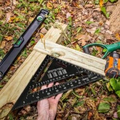 Detepo Winkelhaak - Timmerman Meet Driehoek - Blokhaak Gemaakt Van Metaal - Speed Square - 5 In 1 Gradendriehoek - Zwart -Makita || Merkloos || Stanley Verkoopwinkel 1200x1200 579