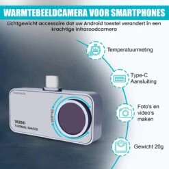 TibaGoods - Warmtebeeldcamera - Warmtecamera Voor Android En Windows (USBC) - 256 X 192 Pixels - -15 Tot 600 °C - Thermische Camera 11 TibaGoods - Warmtebeeldcamera - Warmtecamera Voor Android En Windows (USBC) - 256 X 192 Pixels - -15 Tot 600 °C - Thermische Camera -Makita || Merkloos || Stanley Verkoopwinkel 1200x1200 58
