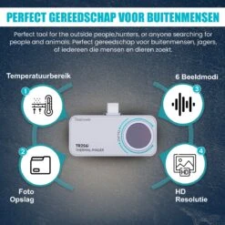 TibaGoods - Warmtebeeldcamera - Warmtecamera Voor Android En Windows (USBC) - 256 X 192 Pixels - -15 Tot 600 °C - Thermische Camera 12 TibaGoods - Warmtebeeldcamera - Warmtecamera Voor Android En Windows (USBC) - 256 X 192 Pixels - -15 Tot 600 °C - Thermische Camera -Makita || Merkloos || Stanley Verkoopwinkel 1200x1200 59