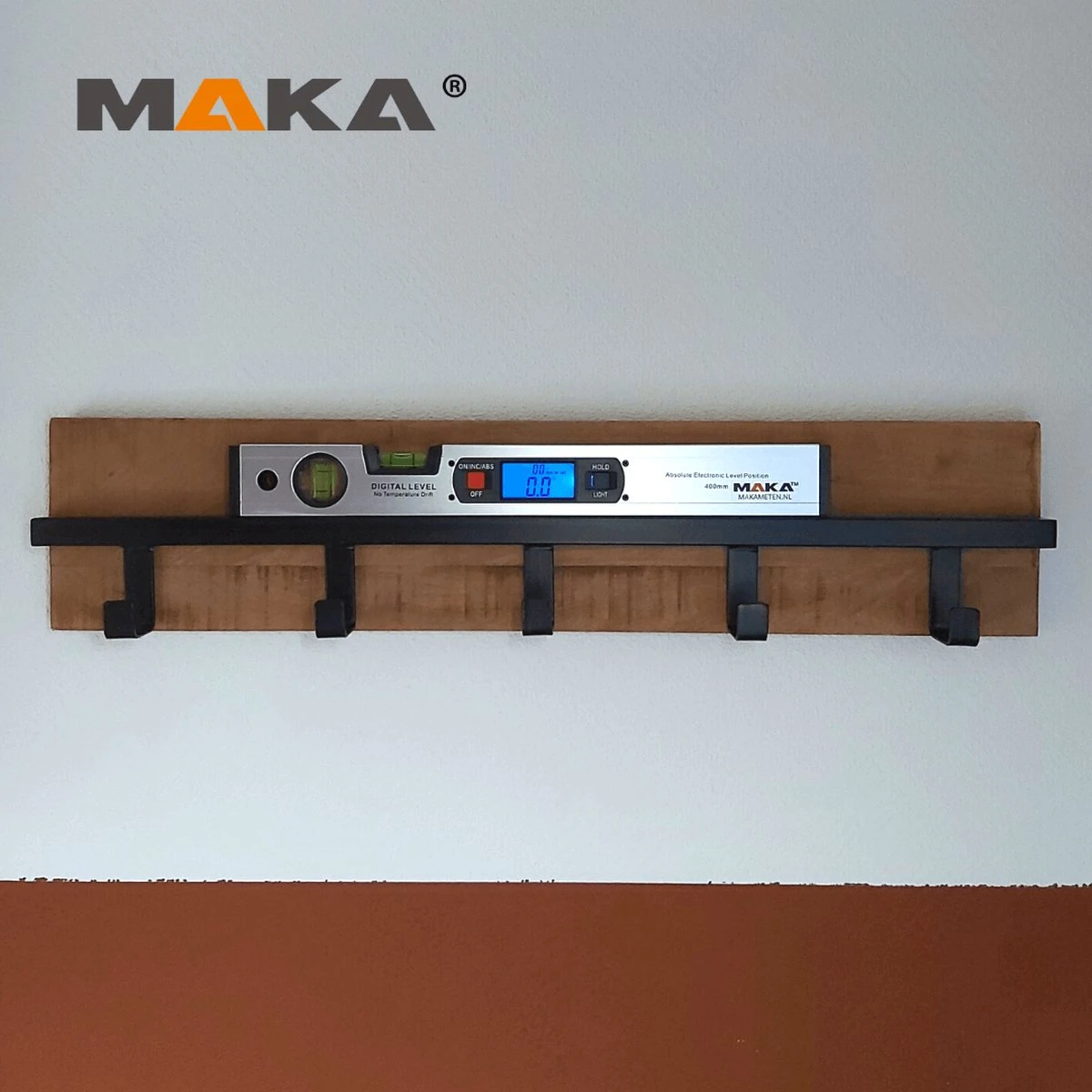 MAKA Digitale Waterpas - 400mm - Magnetisch - Incl. Batterijen 5 MAKA Digitale Waterpas - 400mm - Magnetisch - Incl. Batterijen - Afbeelding 5