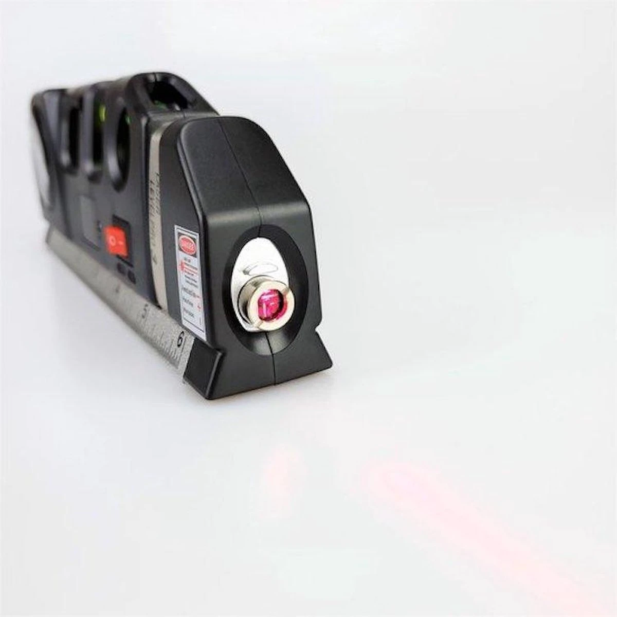 Laserwaterpas – 3 Verschillende Lasers – Inclusief Rolmaat 2,50 Cm - Klussen - Waterpas Met Laser - Torpedo Waterpas 7 Laserwaterpas – 3 Verschillende Lasers – Inclusief Rolmaat 2,50 Cm - Klussen - Waterpas Met Laser - Torpedo Waterpas - Afbeelding 7