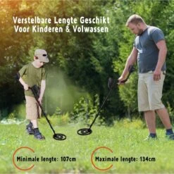 Metaaldetector - Verstelbaar 107/134cm - NL E-Handleiding - Metaaldetector Voor Kinderen & Volwassenen - Ingebouwde Pinpointer - Inclusief Combi Schep/pikhouweel & Koptelefoon! -Makita || Merkloos || Stanley Verkoopwinkel 1200x1200 726