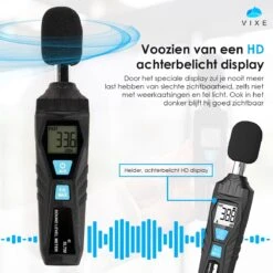 Decibel Meter - Db Meter - Geluidsmeter - Meet Tussen 30 DB En 130 DB - Nauwkeurig Tot 1,5 DB - Inclusief Batterijen 13 Decibel Meter - Db Meter - Geluidsmeter - Meet Tussen 30 DB En 130 DB - Nauwkeurig Tot 1,5 DB - Inclusief Batterijen -Makita || Merkloos || Stanley Verkoopwinkel 1200x1200 731