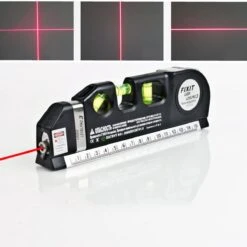 Laser LevelPro 3 - Multifunctionele Laserniveau Tool - Infrarood - Kruislijn - 2.5M Meetlint