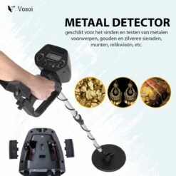 Vosoi - Hoogwaardige Metaal Detector - Nauwkeurige Pinpointer Optie - Waterdichte Zoekspoel - Geschikt Voor Kinderen En Volwassenen -Makita || Merkloos || Stanley Verkoopwinkel 1200x1200 821