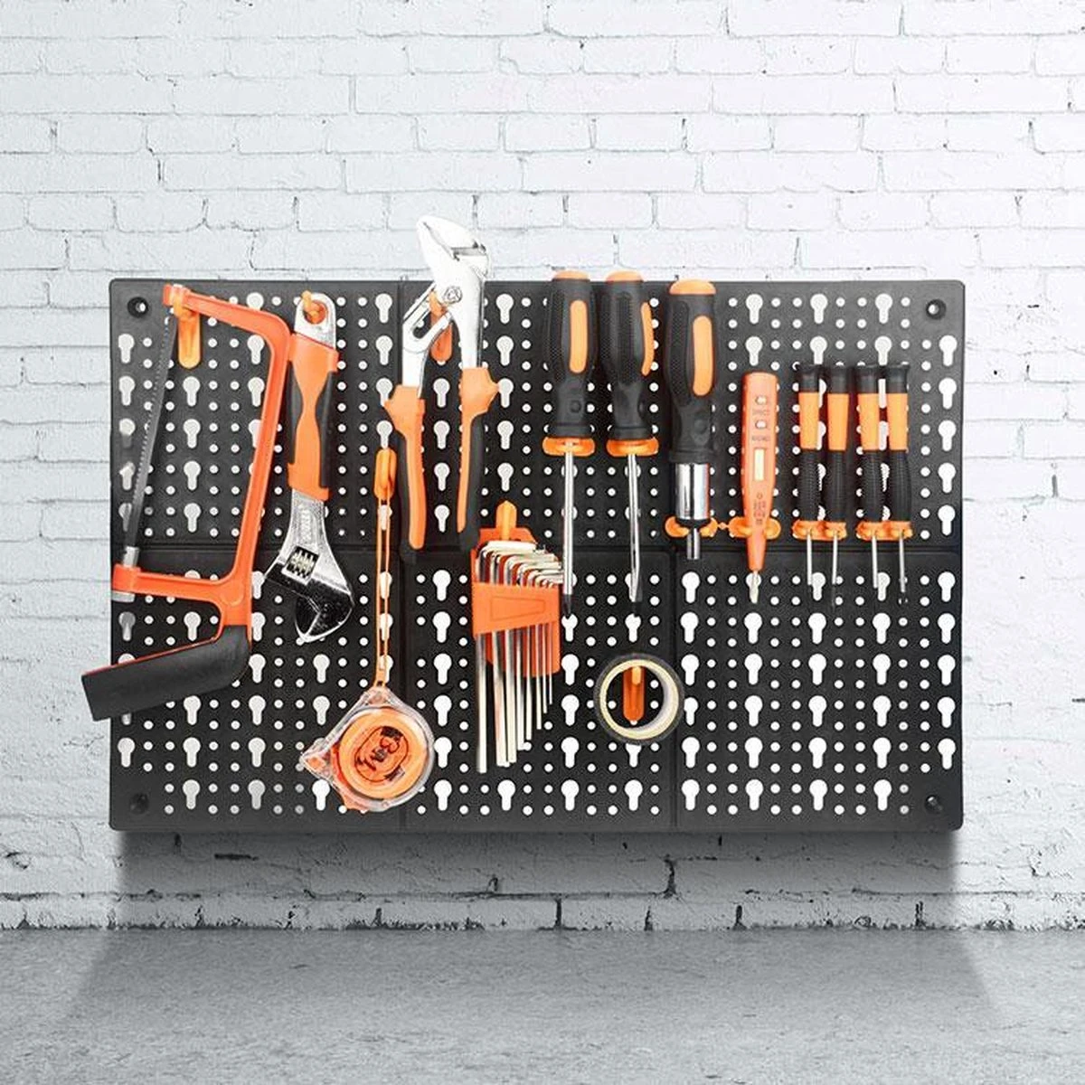 ALDORR Opbergwand 2x Met Gereedschaphouder Voor Garage 6 ALDORR Opbergwand 2x Met Gereedschaphouder Voor Garage - Afbeelding 6