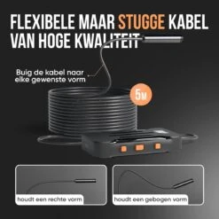 Strex Inspectiecamera 5M - Android/IOS - IP68 Waterdicht - 1080P HD - LED Verlichting - Endoscoop - Inspectie Camera - Inspecteren Met Telefoon -Makita || Merkloos || Stanley Verkoopwinkel 1200x1200 93
