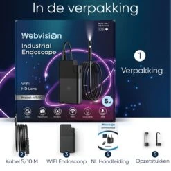 Webvision Inspectiecamera Dubbele Lens 5M – Endoscoop – Inspectie Camera – Endoscoop Camera – Voor Android/IOS - IP68 Waterdicht - 1080P HD 11 Webvision Inspectiecamera Dubbele Lens 5M – Endoscoop – Inspectie Camera – Endoscoop Camera – Voor Android/IOS - IP68 Waterdicht - 1080P HD -Makita || Merkloos || Stanley Verkoopwinkel 1200x1200 952