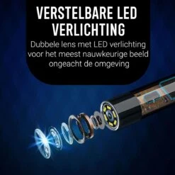 Endoscoop Camera Dual Lens Inspectiecamera 10M – Full HD – 5.0” Scherm – Met Opbergtas - IP68 Waterdicht – Incl. Micro SD Kaart 32GB -Makita || Merkloos || Stanley Verkoopwinkel 1200x1200 985