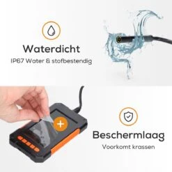Relave Inspectiecamera Met Scherm 5M - Endoscoop - 1080P HD - 4.3 Inch LCD Scherm - IP67 Waterdicht - LED Verlichting - Inspectie Camera -Makita || Merkloos || Stanley Verkoopwinkel 1200x1200 990