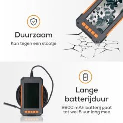 Relave Inspectiecamera Met Scherm 5M - Endoscoop - 1080P HD - 4.3 Inch LCD Scherm - IP67 Waterdicht - LED Verlichting - Inspectie Camera -Makita || Merkloos || Stanley Verkoopwinkel 1200x1200 994