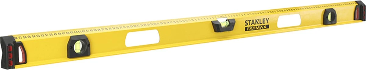 STANLEY FatMax I-Beam Waterpas 120cm - 3 Libellen - 2 Ingebouwde Handvatten 1 STANLEY FatMax I-Beam Waterpas 120cm - 3 Libellen - 2 Ingebouwde Handvatten