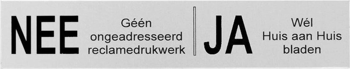 RVS Look JA NEE Sticker Brievenbus Bordje NEE JA Sticker Aluminium Brievenbussticker JA Nee Geen Ongeadresseerd Reclamedrukwerk 1 RVS Look JA NEE Sticker Brievenbus Bordje NEE JA Sticker Aluminium Brievenbussticker JA Nee Geen Ongeadresseerd Reclamedrukwerk