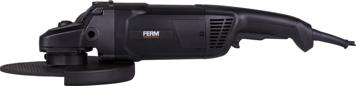 FERM Industrial – Haakse Slijper – 2600W – Ø230MM – 3m Rubberen Kabel 2 FERM Industrial – Haakse Slijper – 2600W – Ø230MM – 3m Rubberen Kabel - Afbeelding 2