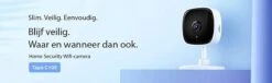 TP-Link Tapo C100 - Beveiligingscamera Voor Binnen - Babyfoon - Home Security Wi-Fi - Wit -Makita || Merkloos || Stanley Verkoopwinkel 1200x371 3