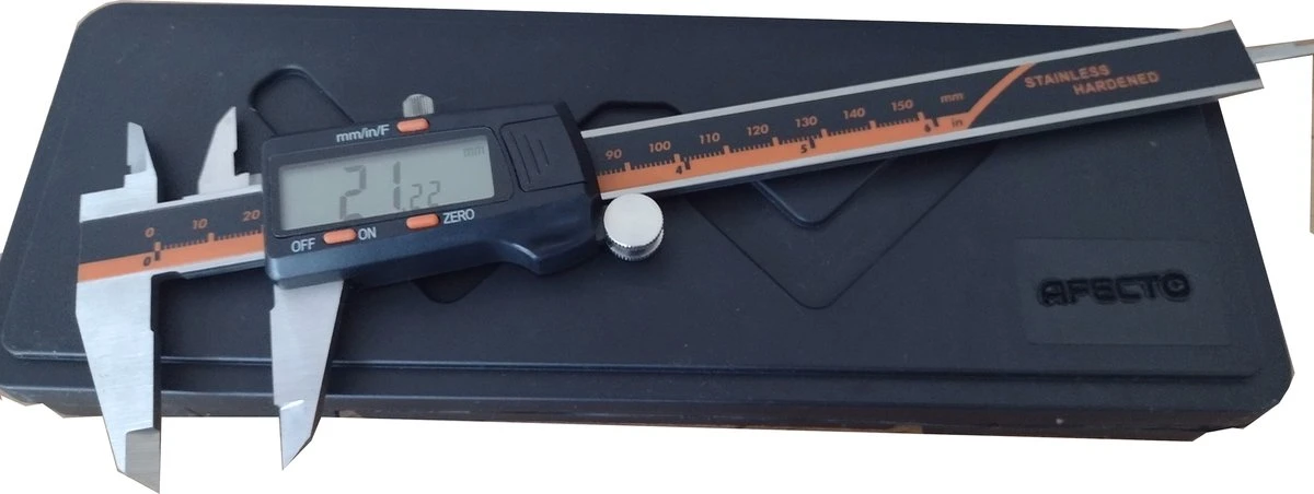 Professionele Digitale Schuifmaat | Zware Kwaliteit | 0 - 150mm | RVS | Nauwkeurige Metingen | In Opbergbox | Batterij | Handleiding | 2 Professionele Digitale Schuifmaat | Zware Kwaliteit | 0 - 150mm | RVS | Nauwkeurige Metingen | In Opbergbox | Batterij | Handleiding | - Afbeelding 2