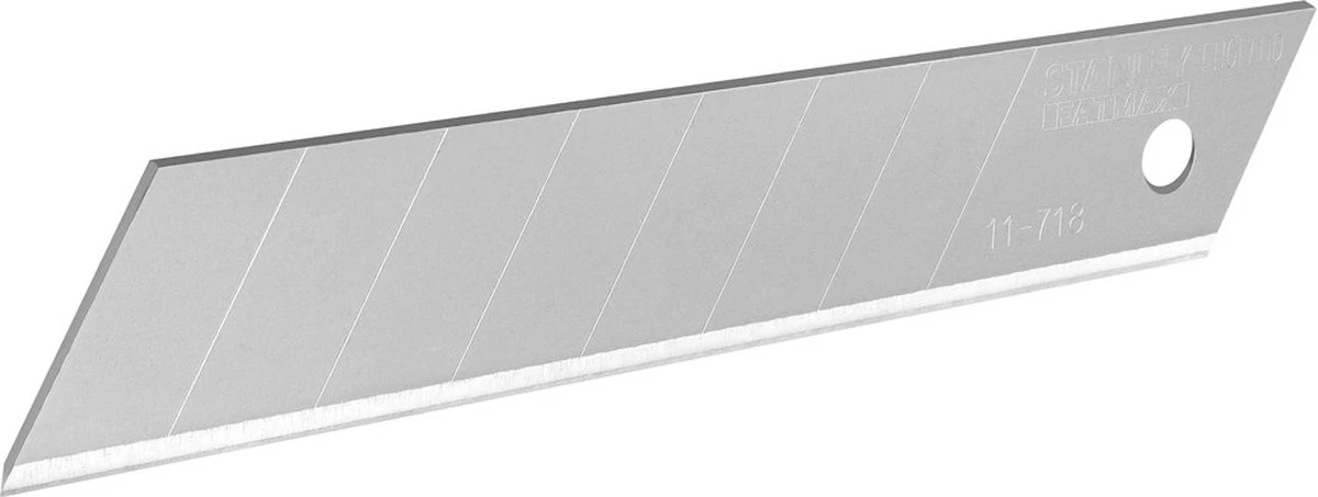 Stanley FatMax - Reserve Afbreekmes 18mm - 10 Stuks 4 Stanley FatMax - Reserve Afbreekmes 18mm - 10 Stuks - Afbeelding 4