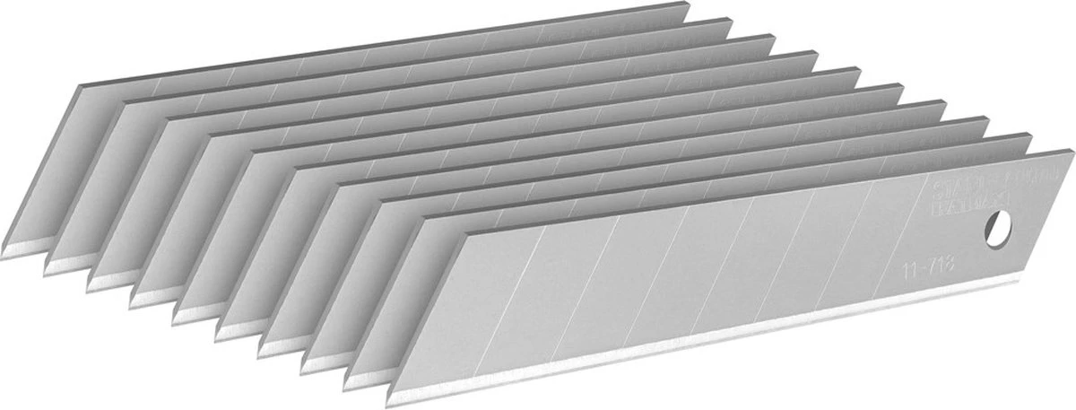 Stanley FatMax - Reserve Afbreekmes 18mm - 10 Stuks 2 Stanley FatMax - Reserve Afbreekmes 18mm - 10 Stuks - Afbeelding 2