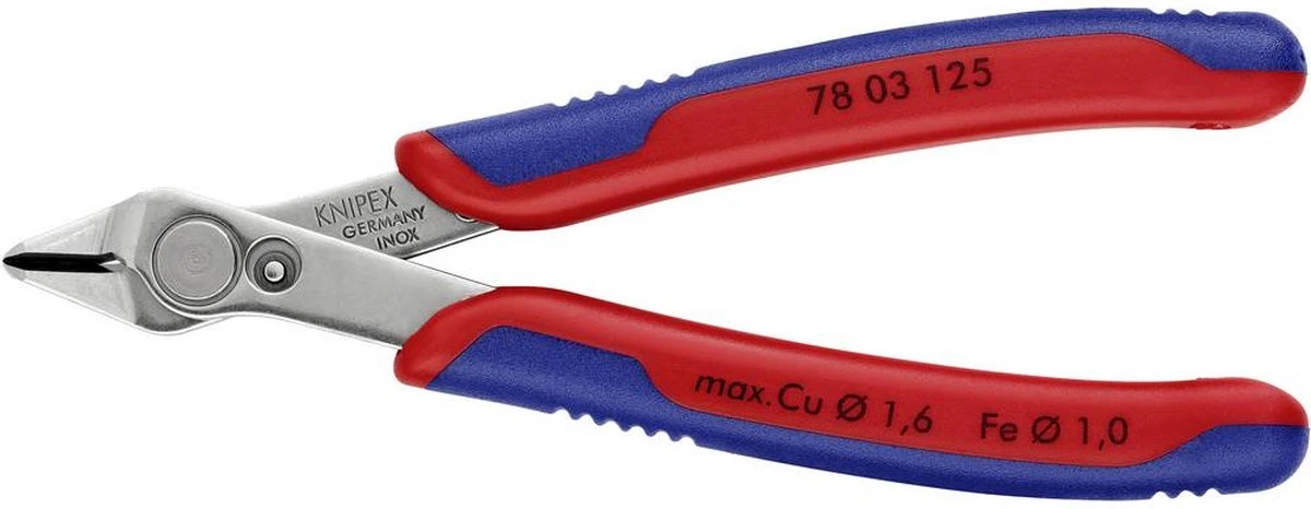 Knipex 7803125 Super-Knips Precisie Zijsnijtang - Elektronica - 125mm 4 Knipex 7803125 Super-Knips Precisie Zijsnijtang - Elektronica - 125mm - Afbeelding 4