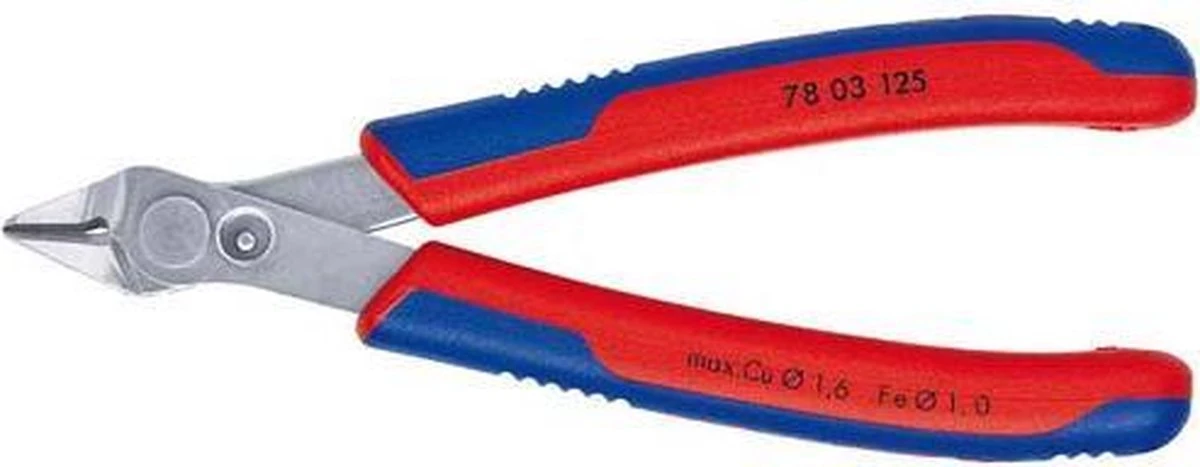 Knipex 7803125 Super-Knips Precisie Zijsnijtang - Elektronica - 125mm 9 Knipex 7803125 Super-Knips Precisie Zijsnijtang - Elektronica - 125mm - Afbeelding 9
