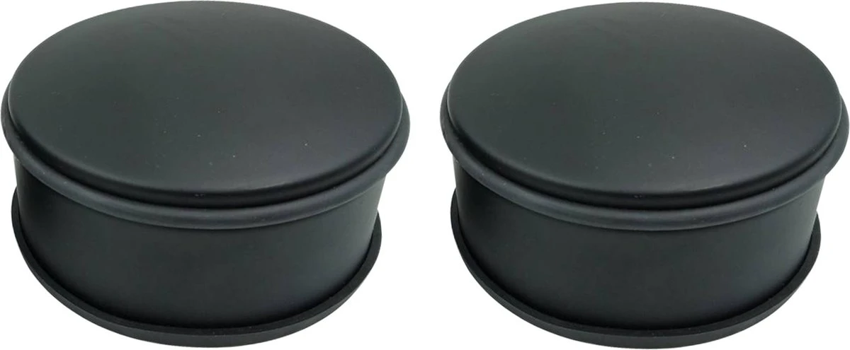 Merkloos Svenska Living - Deurstop - Ø11x5.5cm - Mat Zwart - Beschermrand - Staal - Deurstopper 3 Merkloos Svenska Living - Deurstop - Ø11x5.5cm - Mat Zwart - Beschermrand - Staal - Deurstopper - Afbeelding 3