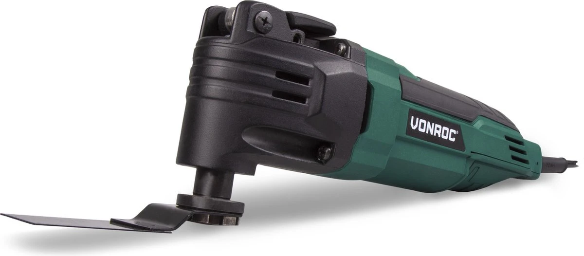 VONROC Oscillerende Multitool – 300W – Snelwisselsysteem, Variabele Snelheid – Incl. 61 Accessoires 2 VONROC Oscillerende Multitool – 300W – Snelwisselsysteem, Variabele Snelheid – Incl. 61 Accessoires - Afbeelding 2
