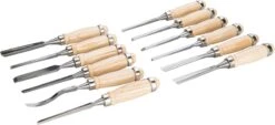 Silverline 12-delige Houtsnijbeitel Set 200 Mm