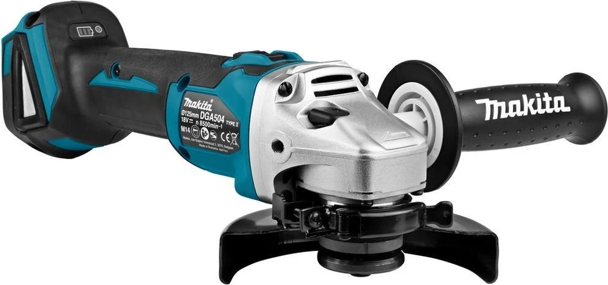 Makita DGA504Z Haakse Slijper - 18 V - 125 Mm - Losse Body (geleverd Zonder Accu En Lader) 4 Makita DGA504Z Haakse Slijper - 18 V - 125 Mm - Losse Body (geleverd Zonder Accu En Lader) - Afbeelding 4