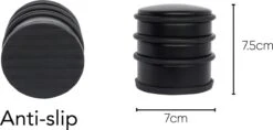 4x Woonzinnig Deurstopper Mat Zwart 1.1 Kg - Voor Binnen En Buiten - Deurbuffer Ø7 X 7.5 Cm 9 4x Woonzinnig Deurstopper Mat Zwart 1.1 Kg - Voor Binnen En Buiten - Deurbuffer Ø7 X 7.5 Cm -Makita || Merkloos || Stanley Verkoopwinkel 1200x575 7