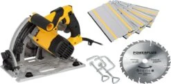 Powerplus POWX0562 Invalzaag - 1200W - Ø165mm - Incl. Geleiderails, Stofafzuigingaansluiting En 24T Invalzaagblad -Makita || Merkloos || Stanley Verkoopwinkel 1200x594 8