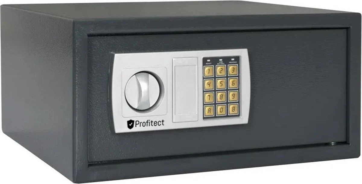 Kluisje Met Cijferslot, Kluis Elektronisch, Digitale Laptop Kluis, Laptopkluis Met Sleutelslot, XL Hotelkluisje Met 130db Alarm,merk Profitect 1 Kluisje Met Cijferslot, Kluis Elektronisch, Digitale Laptop Kluis, Laptopkluis Met Sleutelslot, XL Hotelkluisje Met 130db Alarm,merk Profitect