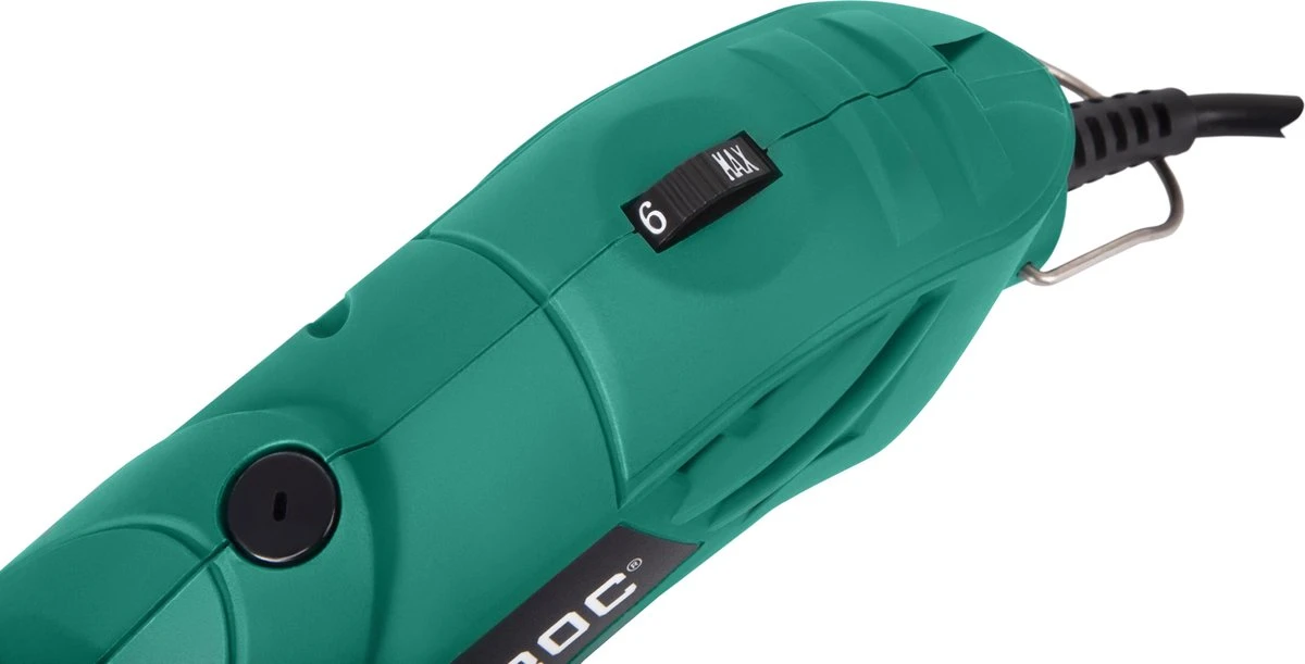 VONROC Multitool – Roterend – 160W – Flexibele As – Incl. 232-delige Accessoire Set & Opbergtas 3 VONROC Multitool – Roterend – 160W – Flexibele As – Incl. 232-delige Accessoire Set & Opbergtas - Afbeelding 3