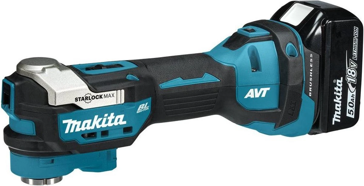 Makita DTM52RTJX2 Accu Multitool 18V 5.0Ah Li-ion In Mbox 2 Makita DTM52RTJX2 Accu Multitool 18V 5.0Ah Li-ion In Mbox - Afbeelding 2