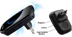 Draadloze Deurbel Met 1 Ontvanger - 3 Volume/38 Melodie - IP44 Waterdicht - Incl. Batterij - Deurbel Draadloos - Deurbellen - Deurbelset -Makita || Merkloos || Stanley Verkoopwinkel 1200x620 7