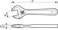 Bahco 8071 80-serie Verstelbare Moersleutel - 27mm - 205mm -Makita || Merkloos || Stanley Verkoopwinkel 1200x634