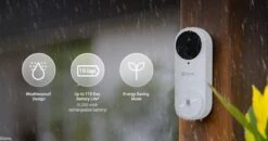 Ezviz DB2 Beldrukker - Slimme Deurbel - Wit - Draadloos - 176-graden Kijkhoek 12 Ezviz DB2 Beldrukker - Slimme Deurbel - Wit - Draadloos - 176-graden Kijkhoek -Makita || Merkloos || Stanley Verkoopwinkel 1200x634 3