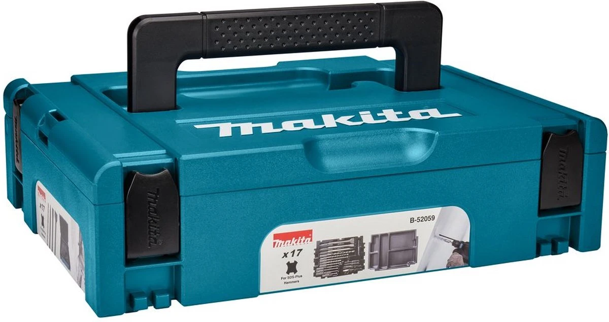 Makita B-52059 17-delige SDS-plus Boor / Beitel Set In Mbox 3 Makita B-52059 17-delige SDS-plus Boor / Beitel Set In Mbox - Afbeelding 3