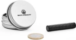Brute Strength - Super Sterke Magneten - Rond - 8 X 2 Mm - 20 Stuks | Zwart - Neodymium Magneet Sterk - Voor Koelkast - Whiteboard -Makita || Merkloos || Stanley Verkoopwinkel 1200x648