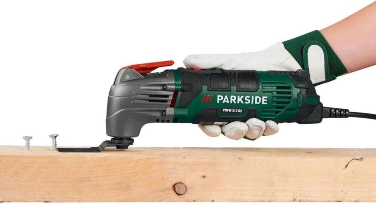 PARKSIDE® Multifunctioneel Gereedschap - 310 W - Multitool Geschikt Voor Talloze Toepassingen Zoals Zagen, Slijpen, Schaven En Schuren 3 PARKSIDE® Multifunctioneel Gereedschap - 310 W - Multitool Geschikt Voor Talloze Toepassingen Zoals Zagen, Slijpen, Schaven En Schuren - Afbeelding 3