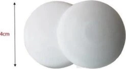 FSW-Products - Zelfklevende Deurbeschermers - 2 Stuks - Wit - 4cm Dia - Deurbescherming - Deurstoppers - Muurbeschermer - Muurbescherming - Deurstoppers - Siliconen Deurstoppers - Deurklink Buffers - Deurklink - Flexibel - Stootrubber Deur -Makita || Merkloos || Stanley Verkoopwinkel 1200x656 8